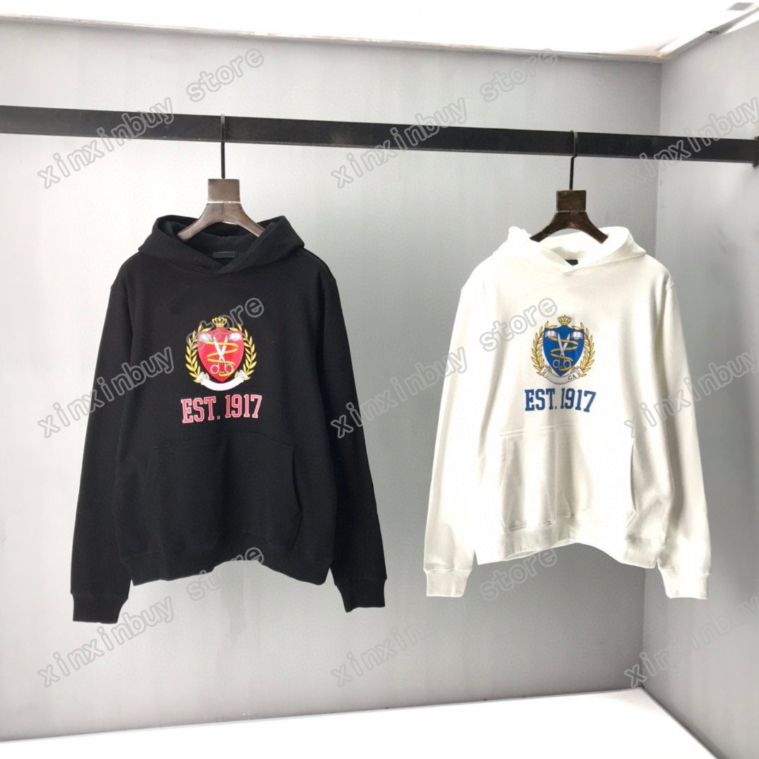 21ss Autumn Sportwear Hoodies Sweatshirts luxury Men Womens Paris crown ears Man Paris Fashion Top Quality Tees Street luxurys Black white S-XL
21ss Autumn Sportwear Hoodies Sweatshirts luxury Men Womens Paris crown ears Man Paris Fashion Top Quality Tees Street luxurys Black white S-XL