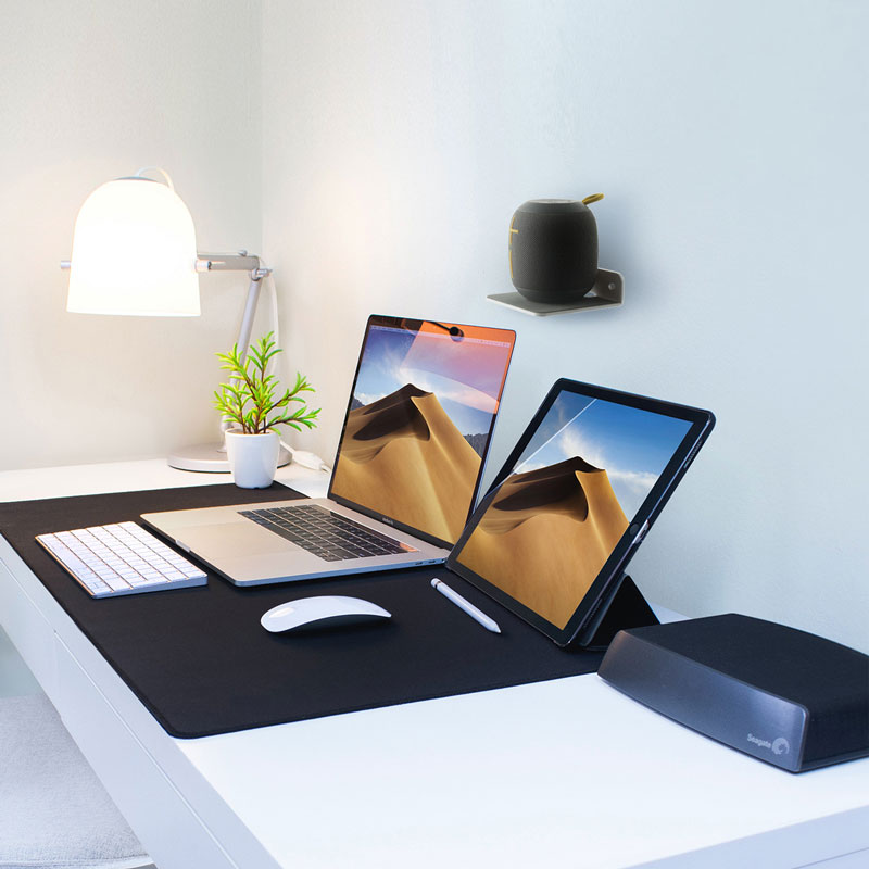 Wall Mount Speaker Stand Mounted Bracket Holder Shelf Rack for Smart WIFI Wireless Speakers Smartphones Security Cameras Baby Moni