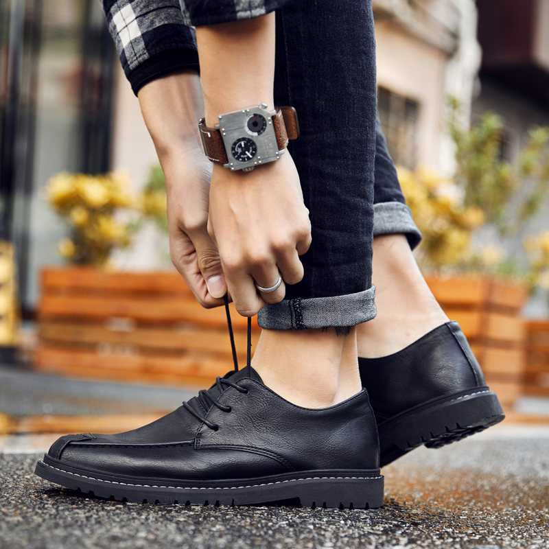 2021 High Quality Fashion Mens Dress Shoes Formal Business Leather Shoe Korean Trendy British Style Black Brown Khaki Size Eur 38-44 Code 66-1717
2021 High Quality Fashion Mens Dress Shoes Formal Business Leather Shoe Korean Trendy British Style Black Brown Khaki Size Eur 38-44 Code 66-1717