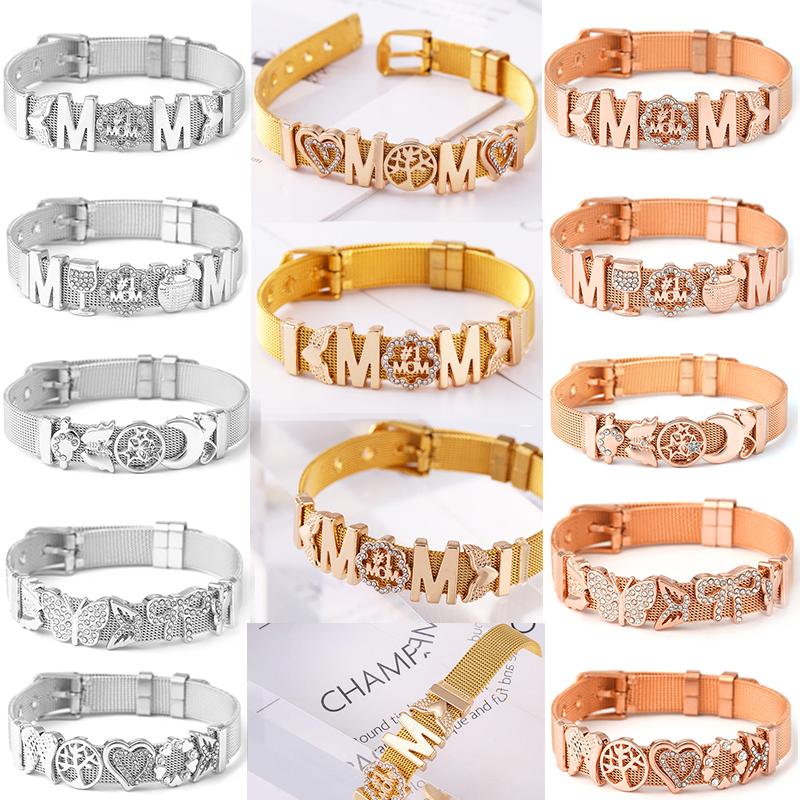 Link, Chain High Quality Stainless Adjustable Steel Mesh Bracelet DIY Crystal Feather MOM Charms Keeper For Women Men Jewelry Gift
Link, Chain High Quality Stainless Adjustable Steel Mesh Bracelet DIY Crystal Feather MOM Charms Keeper For Women Men Jewelry Gift