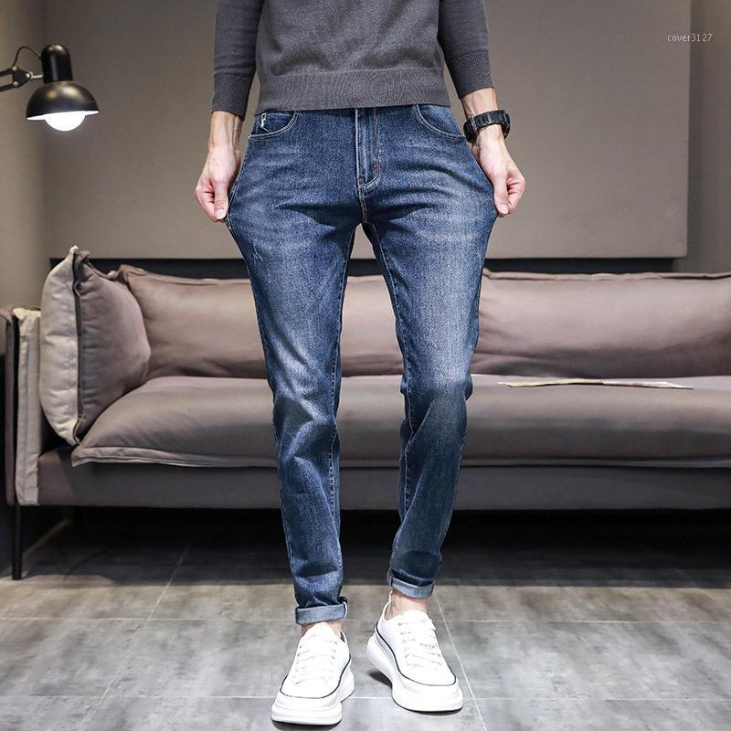 Men's Jeans 2021 Autumn Tide Brand Casual Fashion All-match Stretch Pants Spring And Slim Feet, Blue
Men's Jeans 2021 Autumn Tide Brand Casual Fashion All-match Stretch Pants Spring And Slim Feet, Blue