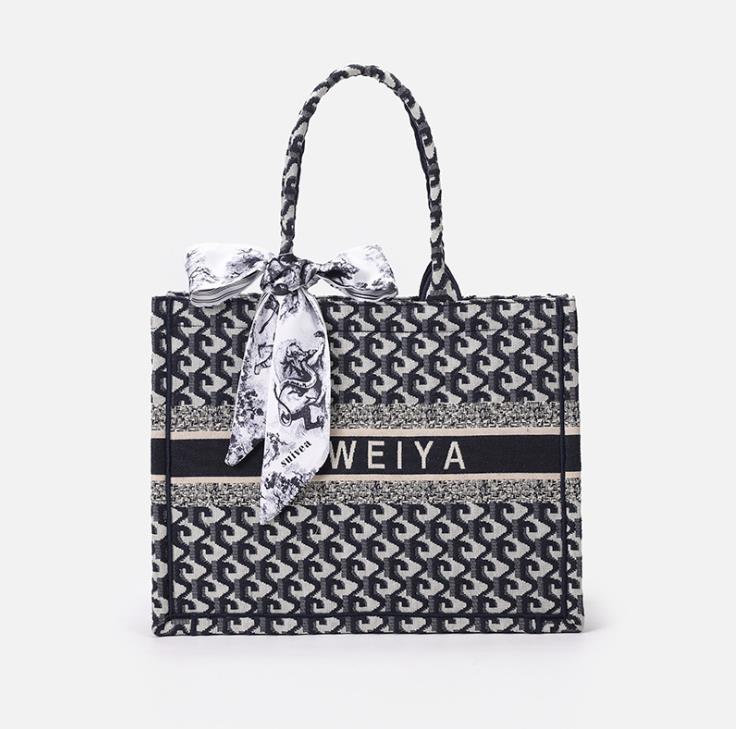 2021 Summer Trendy Large-Capacity Bags Totes One-Shoulder Portable Shopping Bag Fashion Knitted Jacquard Cloth Handbag, Blue
2021 Summer Trendy Large-Capacity Bags Totes One-Shoulder Portable Shopping Bag Fashion Knitted Jacquard Cloth Handbag, Blue
