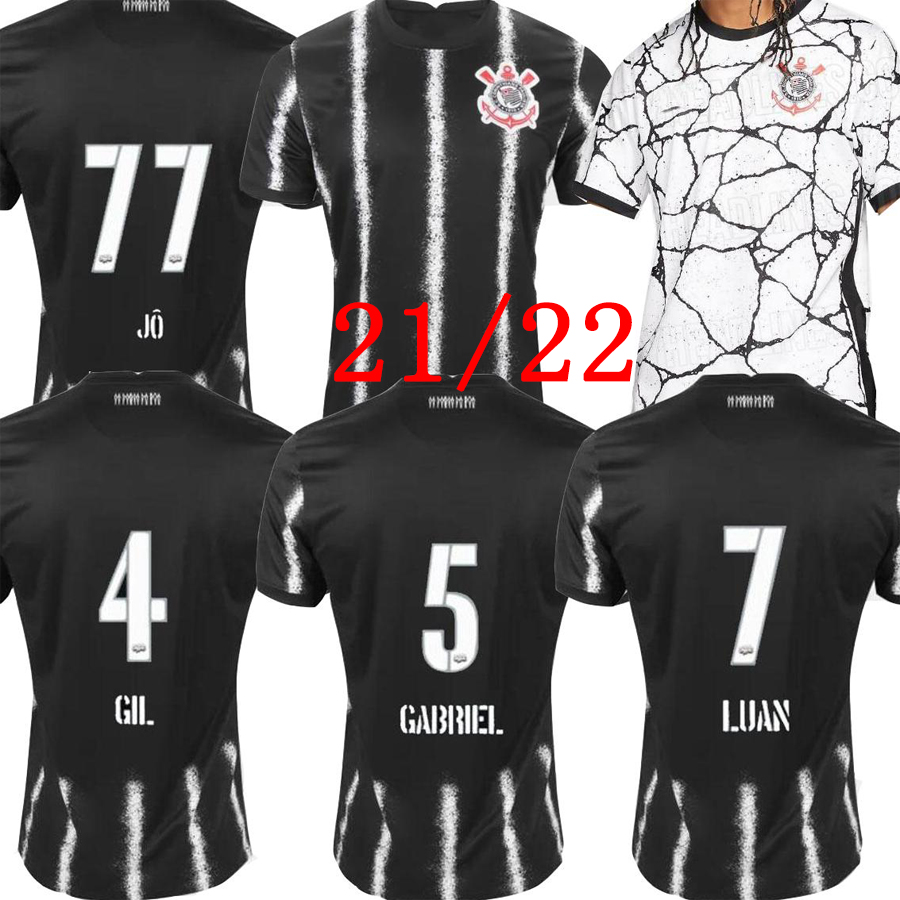 

2021 2022 Corinth Soccer Jerseys 21 22 camisetas de fútbol Corinthians Home Away gil GABRIEL Balbuena luan CASSIO JADSON SENNA KAZIM FAGNER CANTILLO jo football shirt, Red