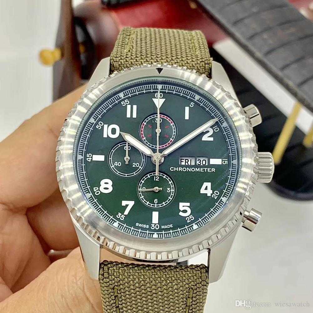 watches men luxury brand Special Style Aviator 8 Contrasting Green Dial Quartz Date Mens Legible Arabic Number Military Watch Wristwatches brand
watches men luxury brand Special Style Aviator 8 Contrasting Green Dial Quartz Date Mens Legible Arabic Number Military Watch Wristwatches brand