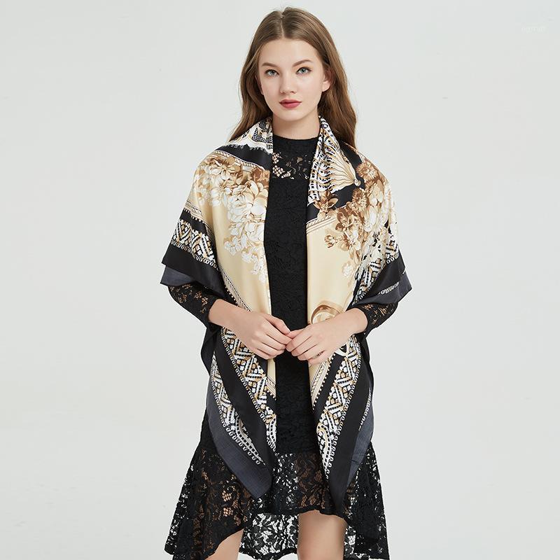 Scarves Female Retro Lace Scarf Print Silk 130 Cm Summer Travel Sunscreen Shawl Women Head Pashmina Wrap Stole Pocho Ring, Blue;gray
Scarves Female Retro Lace Scarf Print Silk 130 Cm Summer Travel Sunscreen Shawl Women Head Pashmina Wrap Stole Pocho Ring, Blue;gray