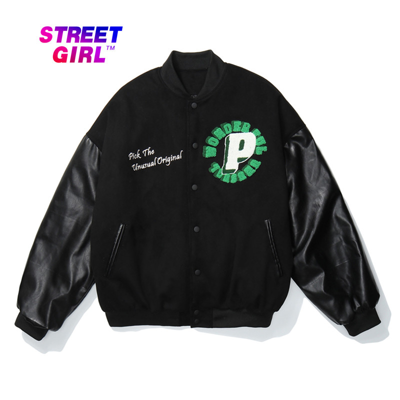 Sweet and fresh BF wind jaet floing baseball uniform 2021 new female embroidered Korean loose and versatile jaet, Black
Sweet and fresh BF wind jaet floing baseball uniform 2021 new female embroidered Korean loose and versatile jaet, Black