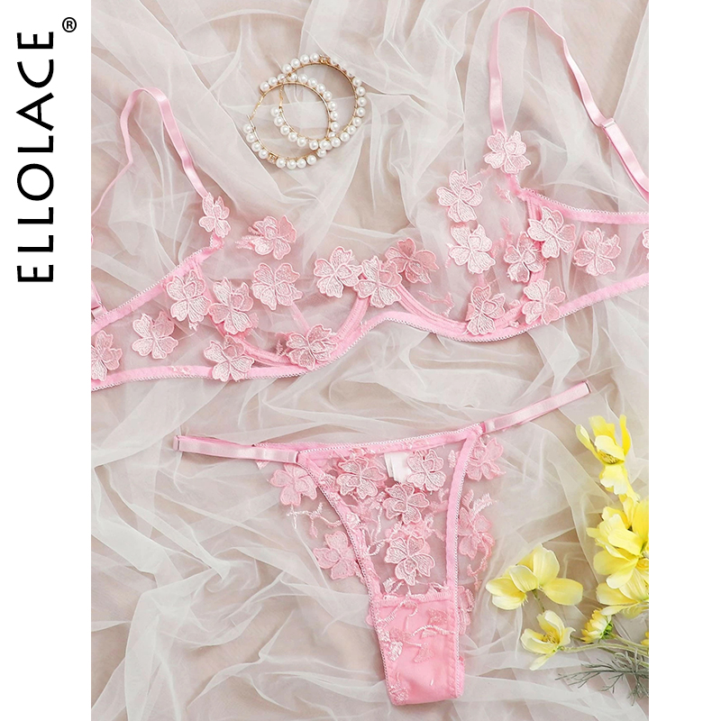 Lingerie Set Floral Applique Underwear Set Erotic Lingerie Lace Transparent Bra Set Womens Underwear, Red
Lingerie Set Floral Applique Underwear Set Erotic Lingerie Lace Transparent Bra Set Womens Underwear, Red