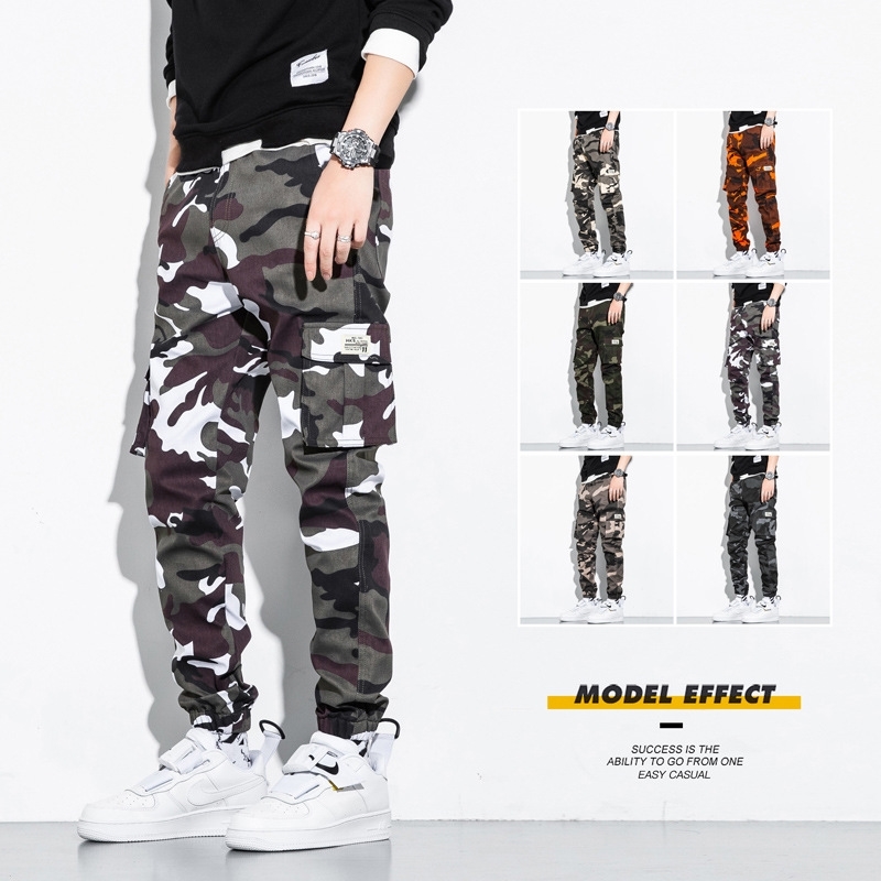 New large casual camouflage sports Korean version legged long pants men's Multi Pocket four seasons overalls men, Black
New large casual camouflage sports Korean version legged long pants men's Multi Pocket four seasons overalls men, Black