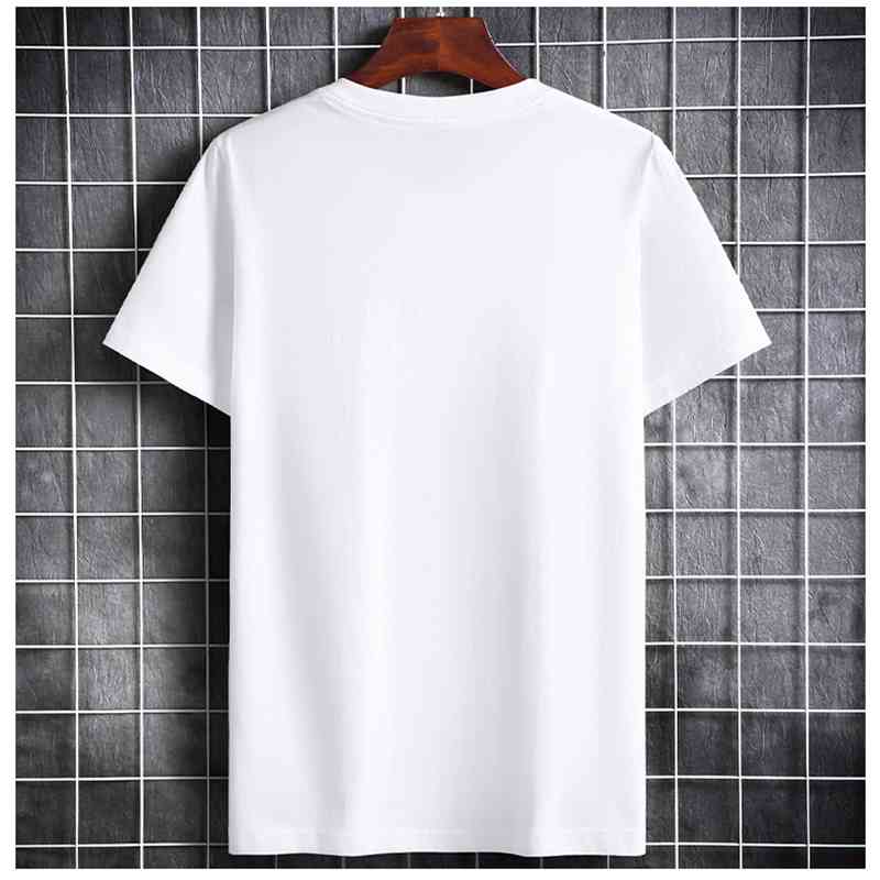 Cotton Men's T-shirt Short-sleeve Man Summer Shirt Short Sleeve Pure Color Men -shirts for Male ops ee 210629