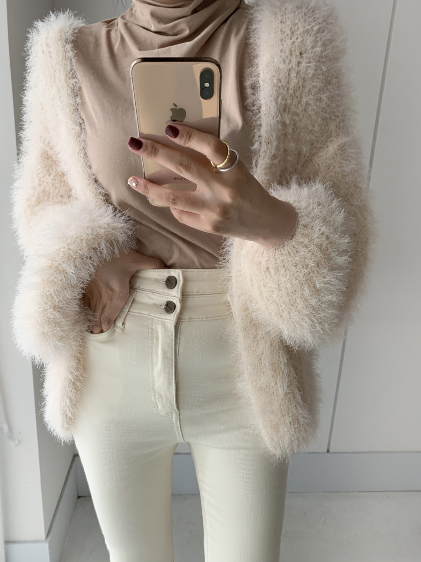 Women's Sweaters 111926 Chic Korea Fall Temperament Wild ffy Loose Casual Warm Mohair Apricot Cardigan Sweater Jacket Women Pink T, Beige
Women's Sweaters 111926 Chic Korea Fall Temperament Wild ffy Loose Casual Warm Mohair Apricot Cardigan Sweater Jacket Women Pink T, Beige