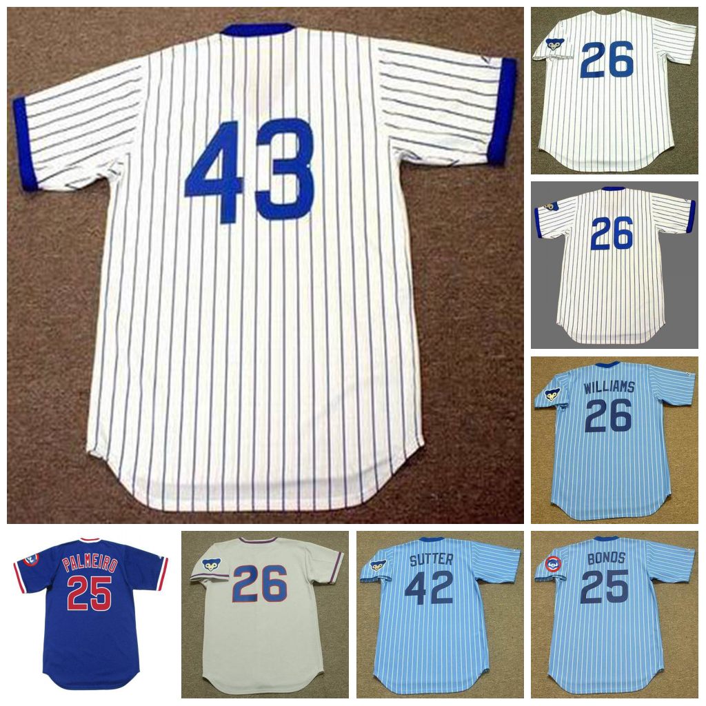 Chicago Vintage Baseball Jersey 25 BOBBY BONDS 1981 RAFAEL PALMEIRO 1988 26 BILLY WILLIAMS 43 DENNIS ECKERSLEY 1984, 26 billy williams blue
Chicago Vintage Baseball Jersey 25 BOBBY BONDS 1981 RAFAEL PALMEIRO 1988 26 BILLY WILLIAMS 43 DENNIS ECKERSLEY 1984, 26 billy williams blue