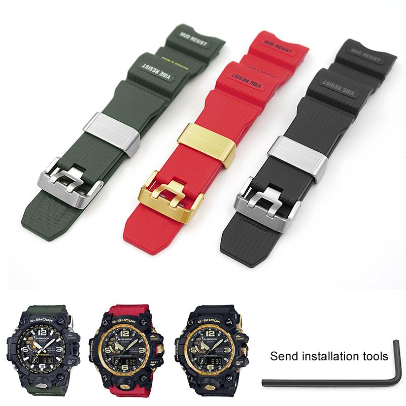 Watch Bands Accessories Resin Watchband GWG1000 Special Porous Black Silicone Rubber Strap Wholesale 
Watch Bands Accessories Resin Watchband GWG1000 Special Porous Black Silicone Rubber Strap Wholesale
