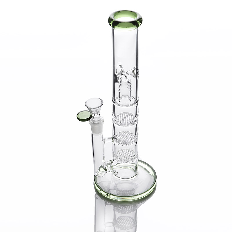 Glass bong water pipe hookahs 14mm hookah bowl joint and downstem for smoking three-layer honeycomb plus cover filter bubble machine green dab rig
Glass bong water pipe hookahs 14mm hookah bowl joint and downstem for smoking three-layer honeycomb plus cover filter bubble machine green dab rig