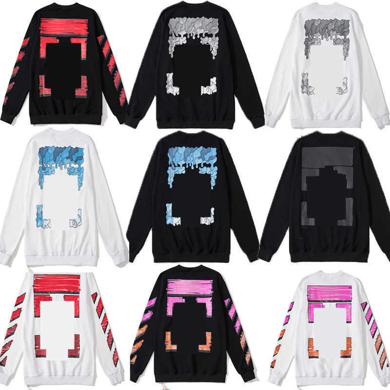 Fashion Brands Off Sweatshirts Autumn Winter Street Hoodies Coated Melting Arrow Round Neck Pullover Terry White Black Sweatshirt Dl8w
Fashion Brands Off Sweatshirts Autumn Winter Street Hoodies Coated Melting Arrow Round Neck Pullover Terry White Black Sweatshirt Dl8w