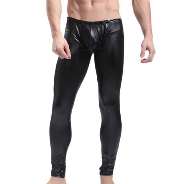 Men' Pants Faux Leather Mens Shiny Stretch Sexy Novelty Muscle Slim Fit Leggings Low Waits Stage Club Gay Male, Black
Men' Pants Faux Leather Mens Shiny Stretch Sexy Novelty Muscle Slim Fit Leggings Low Waits Stage Club Gay Male, Black