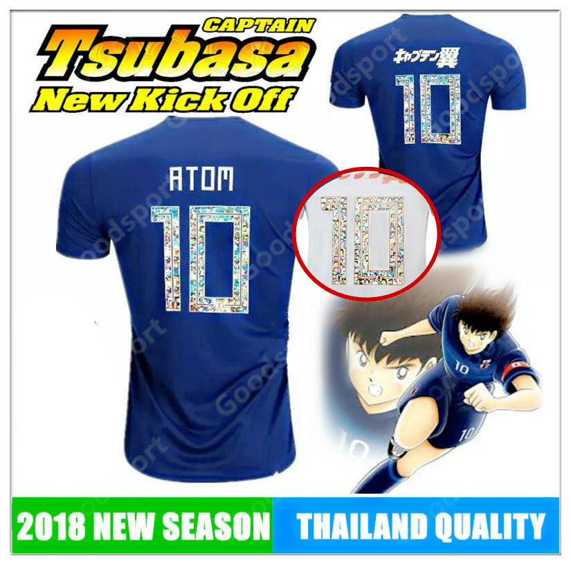 RETRO Captain ATOM Japan soccer jersey 10 Japan Tsubasa KAGAWA ENDO OKAZAKI NAGATOMO HASEBE KAMAMOTO Shirt Japão SIZE ANIME hot, Janpanese logo
RETRO Captain ATOM Japan soccer jersey 10 Japan Tsubasa KAGAWA ENDO OKAZAKI NAGATOMO HASEBE KAMAMOTO Shirt Japão SIZE ANIME hot, Janpanese logo
