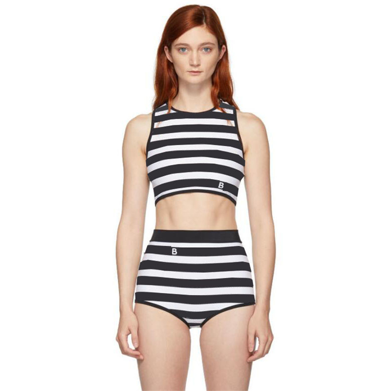 Striped Ladies Swimsuit Bikini Set Textile Letter Printed Women Swimwear Bikinis High Waist Breathable Girl Swimsuits, Please contact me real picture
Striped Ladies Swimsuit Bikini Set Textile Letter Printed Women Swimwear Bikinis High Waist Breathable Girl Swimsuits, Please contact me real picture