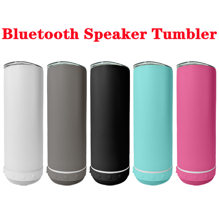 20oz Sublimation Bluetooth Tumbler Music Cups straight Speaker powder coated with FREE metal straw & brush Wireless Intelligent Double Wall
20oz Sublimation Bluetooth Tumbler Music Cups straight Speaker powder coated with FREE metal straw & brush Wireless Intelligent Double Wall