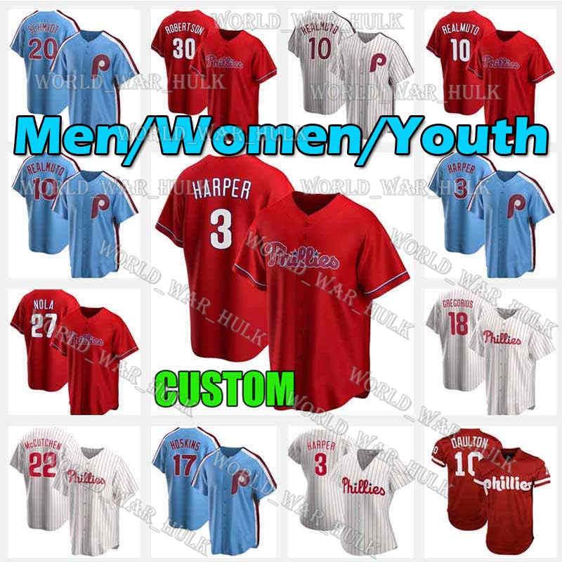 3 Harper Jersey 10 JT Realmuto Philadelphia Bryce Phillies 17 Rhys Hoskins 27 Aaron Nola 22 McCutchen 2021 Custom Baseball Jerseys Andrew, Men custom new cool base(feichengren)
3 Harper Jersey 10 JT Realmuto Philadelphia Bryce Phillies 17 Rhys Hoskins 27 Aaron Nola 22 McCutchen 2021 Custom Baseball Jerseys Andrew, Men custom new cool base(feichengren)
