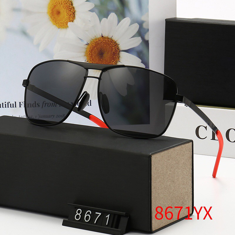 8671 high quality Fashion designer brand sunglasses for men and women travel shopping UV400 protection Retro Shades Pilot, White;black
8671 high quality Fashion designer brand sunglasses for men and women travel shopping UV400 protection Retro Shades Pilot, White;black