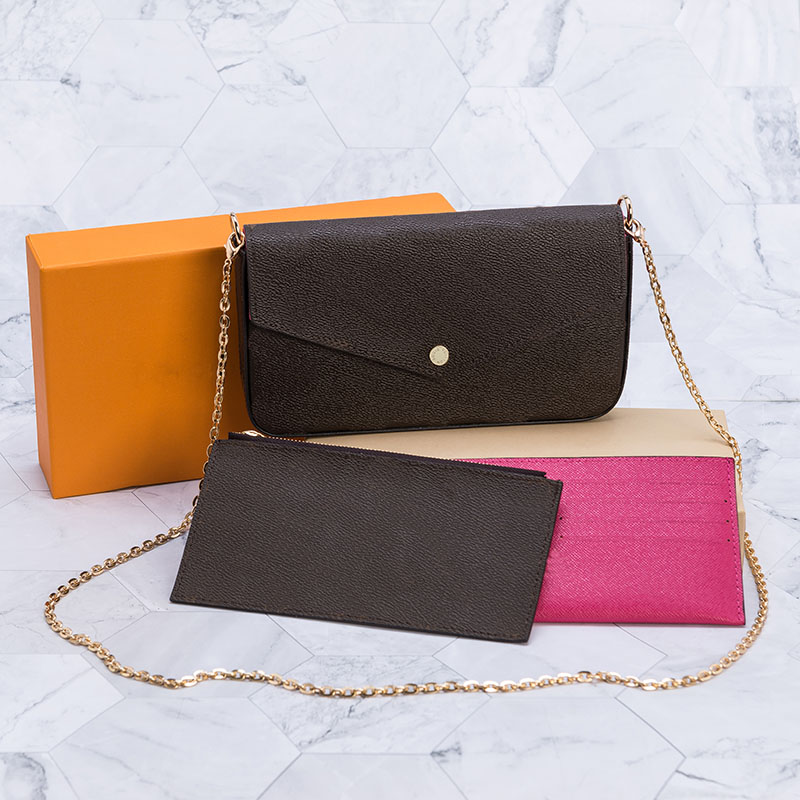 Women Luxurys Designers Bags 2021 3pcs set With Box Crossbody Charming Handbag Purses Chain Strap Cross Body Ladies Flap Purse ClutchTotes a
Women Luxurys Designers Bags 2021 3pcs set With Box Crossbody Charming Handbag Purses Chain Strap Cross Body Ladies Flap Purse ClutchTotes a