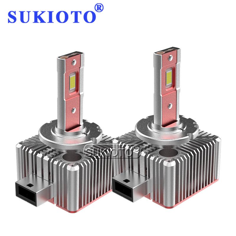 Car Headlights SUKIOTO Super Bright D1S LED 70W 24000LM Built-in Canbus D3S Bulbs D2S D4S 6000K Light D5S D8S Auto Lamp Kit
Car Headlights SUKIOTO Super Bright D1S LED 70W 24000LM Built-in Canbus D3S Bulbs D2S D4S 6000K Light D5S D8S Auto Lamp Kit