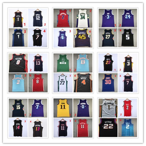 75th City Edition Basketball Jerseys LBJ Kevin Stephen Durant Curry Jimmy Anthony Butler Davis Lonzo Antetokounmpo Ball Trae Devin Young Ja BookerMorant Stitched, Pic d
75th City Edition Basketball Jerseys LBJ Kevin Stephen Durant Curry Jimmy Anthony Butler Davis Lonzo Antetokounmpo Ball Trae Devin Young Ja BookerMorant Stitched, Pic d