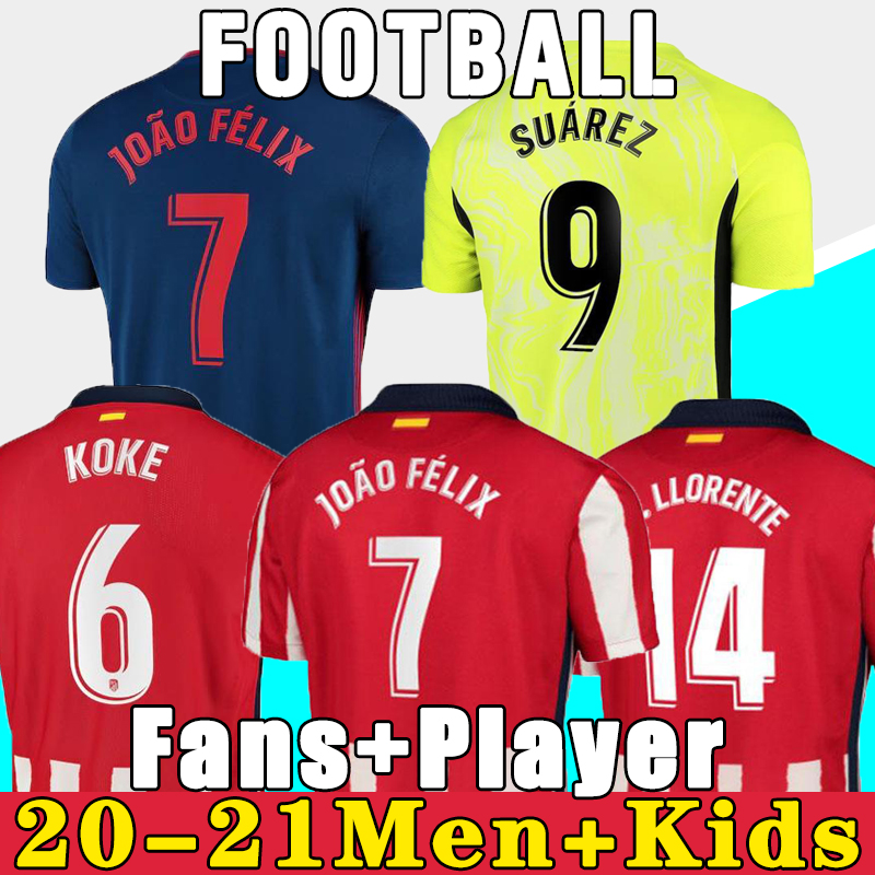JOAO FELIX Soccer Jersey 2020 2021 SAUL Camisetas SUAREZ LLORENTE CORREA KOKE Football Shirt Men Jerseys Kids sets Kit tops uniform, 3rd kids
JOAO FELIX Soccer Jersey 2020 2021 SAUL Camisetas SUAREZ LLORENTE CORREA KOKE Football Shirt Men Jerseys Kids sets Kit tops uniform, 3rd kids