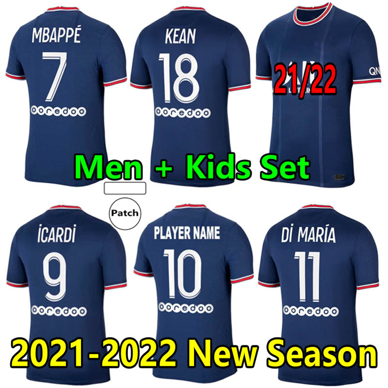 MBAPPE KEAN 21 22 soccer jersey Maillots de football jerseys 2021 2022 ICARDI shirt KIMPEMBE DI MARIA VERRATTI 4th tops men shirts and kids sets
MBAPPE KEAN 21 22 soccer jersey Maillots de football jerseys 2021 2022 ICARDI shirt KIMPEMBE DI MARIA VERRATTI 4th tops men shirts and kids sets