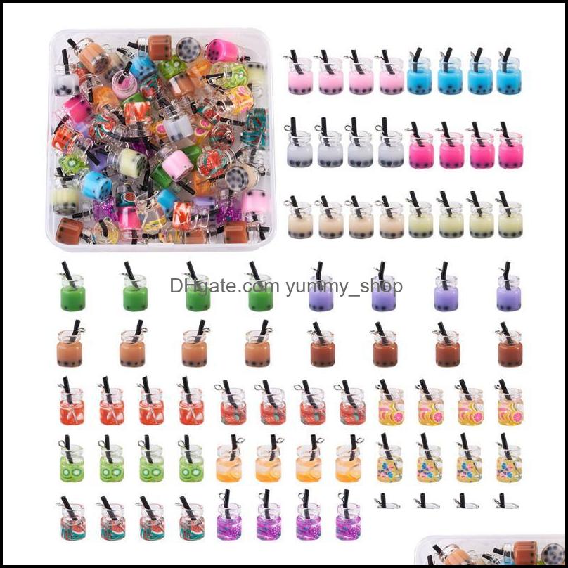 Charms Findings & Components Jewelrycharms 76Pcs/Box Resin Milk Tea Mini Bottle Bubble Boba Juice Drinks Pendants For Earrings Jewelry Craft
Charms Findings & Components Jewelrycharms 76Pcs/Box Resin Milk Tea Mini Bottle Bubble Boba Juice Drinks Pendants For Earrings Jewelry Craft