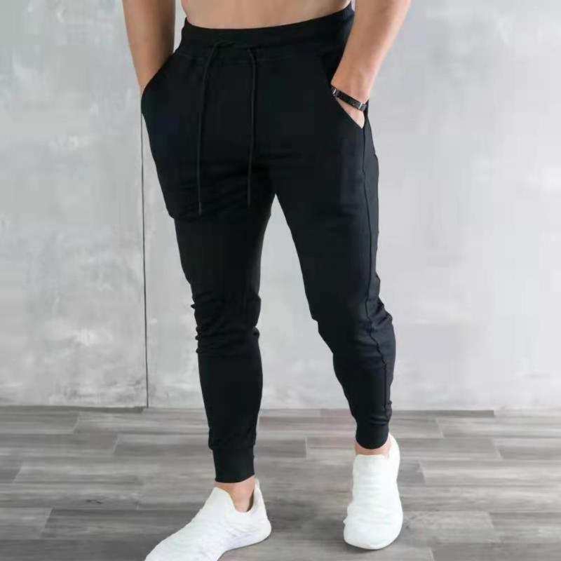 Men's Pants Male Sweatpants Multi Pockets Training Trousers Solid Color Mid Waist, Black
Men's Pants Male Sweatpants Multi Pockets Training Trousers Solid Color Mid Waist, Black