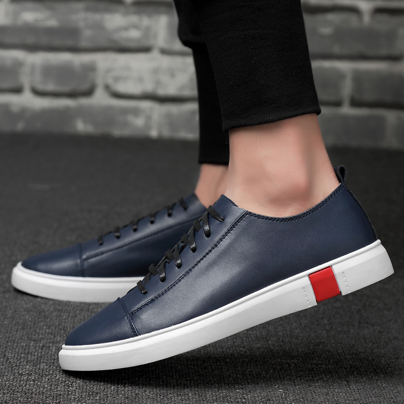Band Sneakers Men Casual Shoes Genuine Leather shoes mens Designer solid Classic Fashion Male Lace up Flats black 36-47
Band Sneakers Men Casual Shoes Genuine Leather shoes mens Designer solid Classic Fashion Male Lace up Flats black 36-47