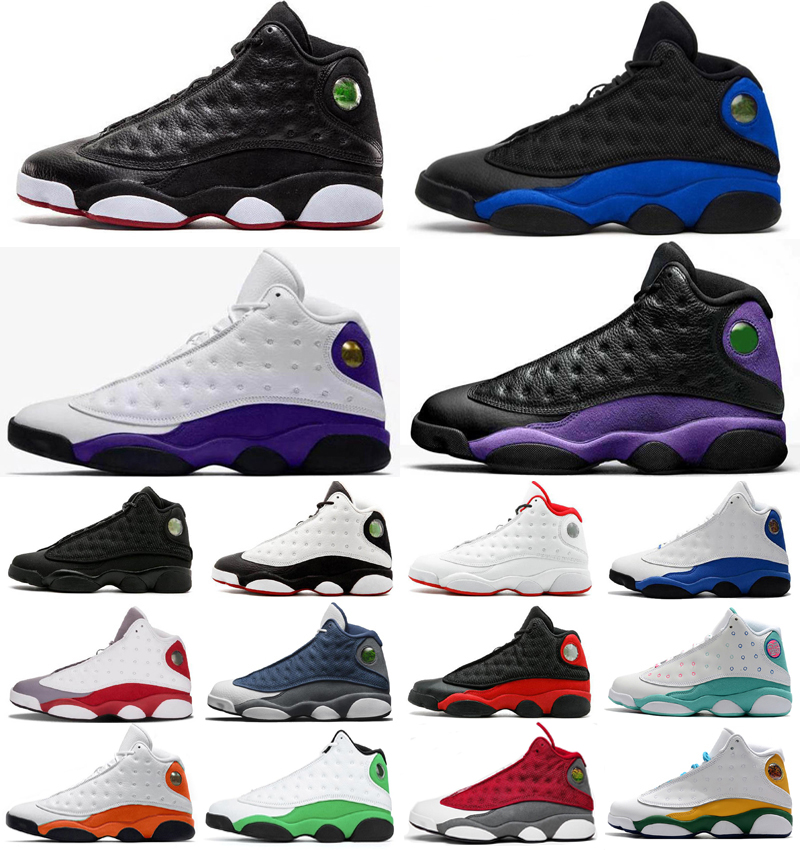 Classic 13 13s Chicago Lakers Court Purple Women Mens Basketball Shoes Jumpman Cap and Gown Flint Dirty Bred Barons Sports Trainers Sneakers 36-47, As photo
Classic 13 13s Chicago Lakers Court Purple Women Mens Basketball Shoes Jumpman Cap and Gown Flint Dirty Bred Barons Sports Trainers Sneakers 36-47, As photo