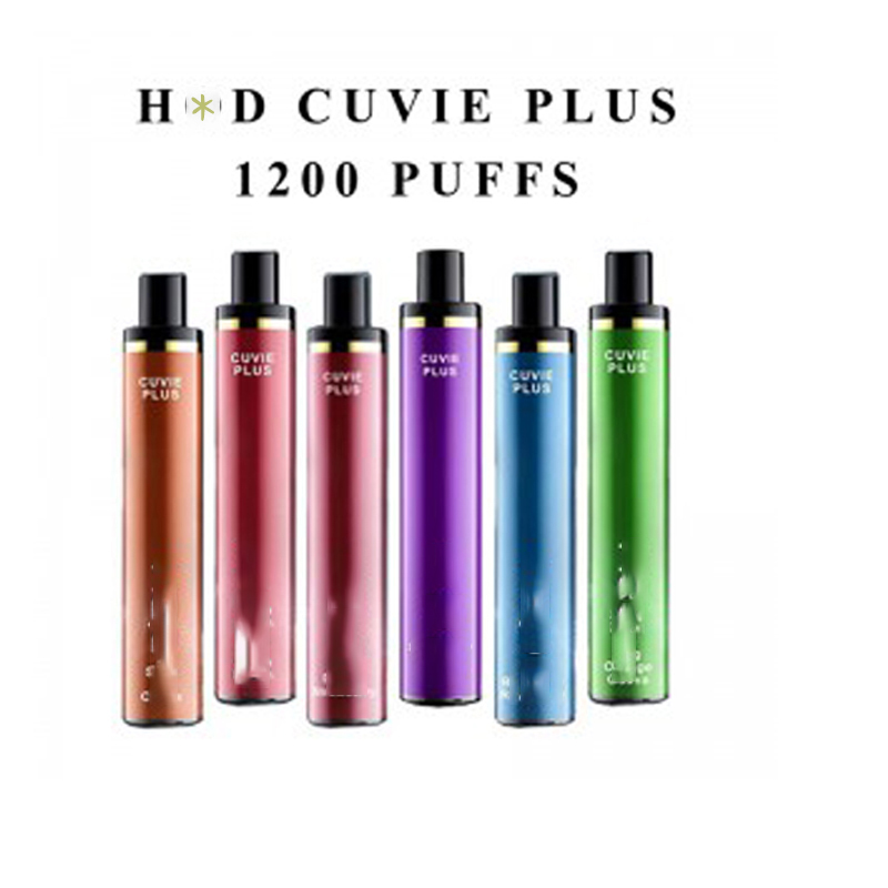 1200 PuffsH*D Cuvie Plus Disposable E Cigarettes Pods Disposable Device Vape Pen Starter Kits 950mAh Battery 5.0ml Cartridge
1200 PuffsH*D Cuvie Plus Disposable E Cigarettes Pods Disposable Device Vape Pen Starter Kits 950mAh Battery 5.0ml Cartridge