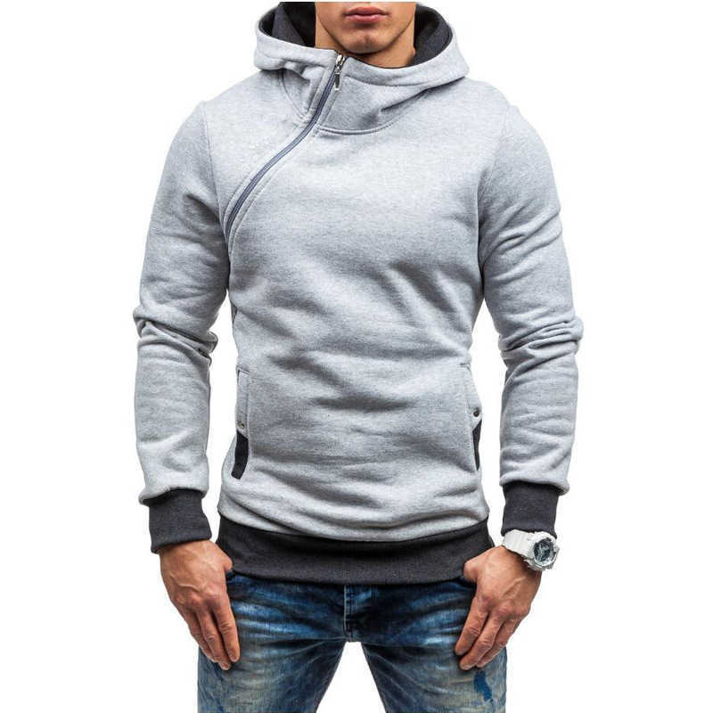Slim fit Mens Hoodies hooded Jacket male zipper Coat Hip Hop hoodies and sweatshirts Hoody Sweatshirt sportwear Tracksuit 210927