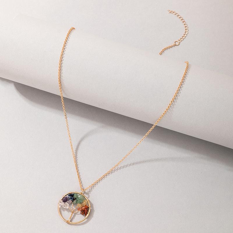 Chokers HuaTang Bohemian Tree Pendant Necklace For Women Creative Irregular Stone Color Alloy Sweater Chain Lady Wedding Jewelry 19726
Chokers HuaTang Bohemian Tree Pendant Necklace For Women Creative Irregular Stone Color Alloy Sweater Chain Lady Wedding Jewelry 19726