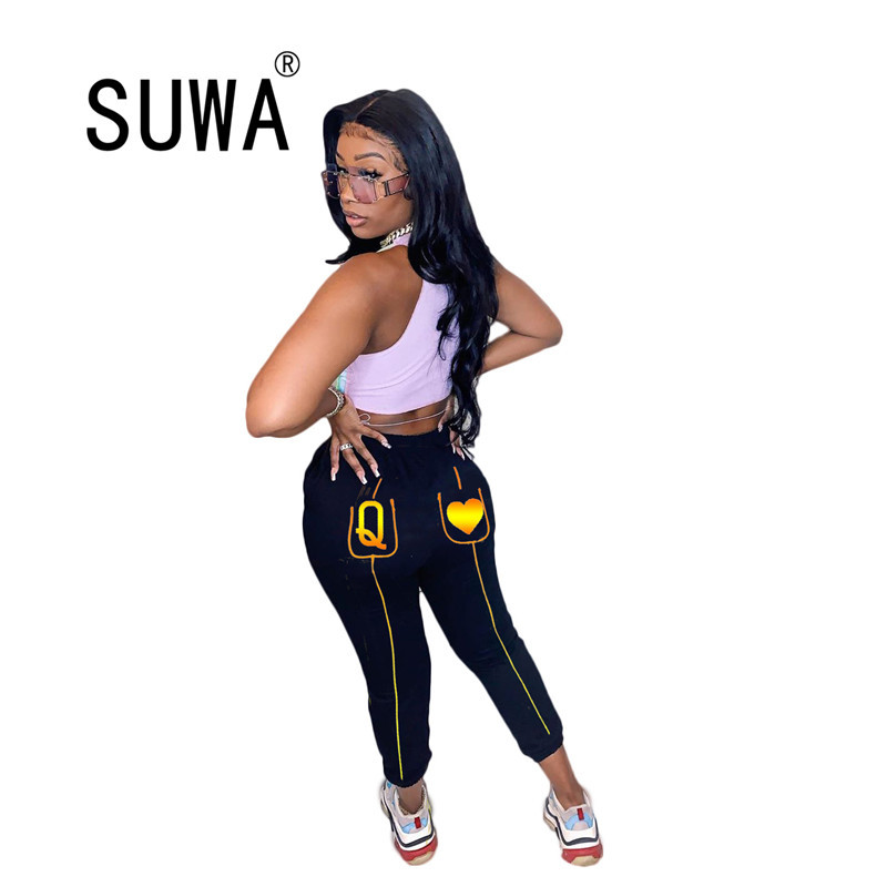 Product Sweatpants Women Loose Sports Harem Pants Printed Patchwork Joggers Hip Hop Casual Trousers K-pop 210525, Black
Product Sweatpants Women Loose Sports Harem Pants Printed Patchwork Joggers Hip Hop Casual Trousers K-pop 210525, Black