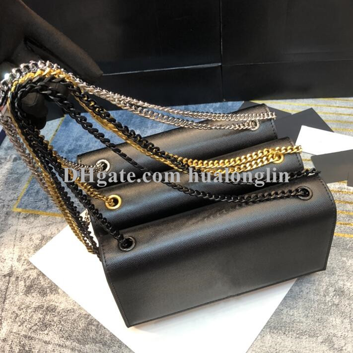 Woman Bag Genuine leather Oiriginal box women handbags shoulder bags purse clutch wallet cash cell phone holder cards girls ladies, Black-gold
Woman Bag Genuine leather Oiriginal box women handbags shoulder bags purse clutch wallet cash cell phone holder cards girls ladies, Black-gold