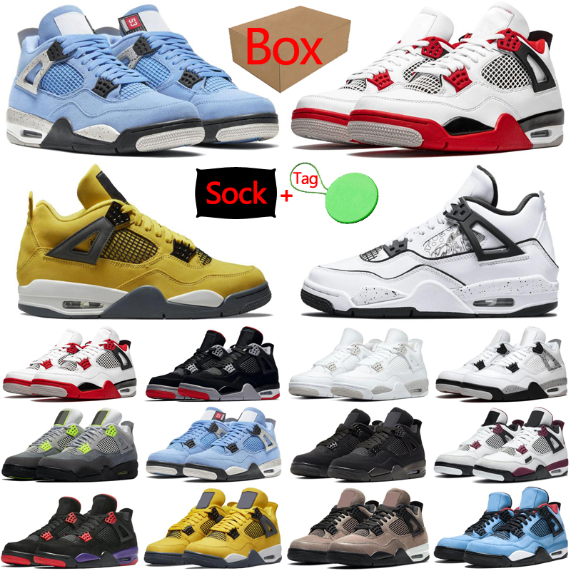 Box&Sock&Tag 4 4s men basketball shoes Lightning DIY Shimmer Cactus Jack White Oreo University Blue mens trainers sports sneakers, #1 taupe haze
Box&Sock&Tag 4 4s men basketball shoes Lightning DIY Shimmer Cactus Jack White Oreo University Blue mens trainers sports sneakers, #1 taupe haze