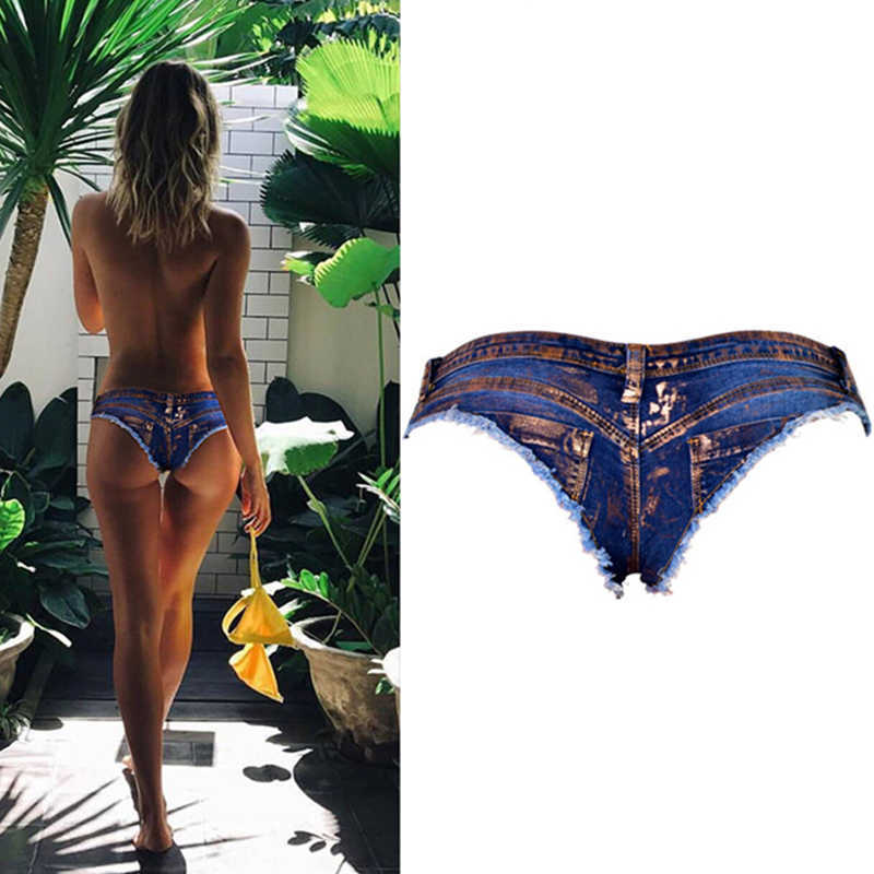 LOGAMI Mini Shorts Sexy Low Waist Denim Micro Shorts Women Party Clubwear Ladies Short Feminino Jeans 210611