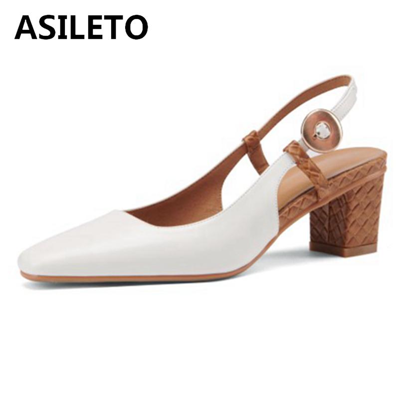 Summer Concise Sandals Ankle-Wrap Pointed Toe Genuine Leather Slingbacks 5.3cm Square High Heel Big Size 33-41 Dress Shoes, Black
Summer Concise Sandals Ankle-Wrap Pointed Toe Genuine Leather Slingbacks 5.3cm Square High Heel Big Size 33-41 Dress Shoes, Black