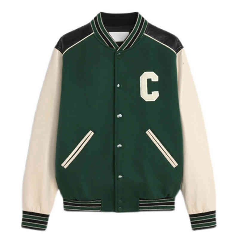 Men' Jackets High street casual jaquetas de beisebol dos homens couro retalhos c grande carta verde oversized outono inverno bombardeiro casaco casal OGP9, 1# shoe box
Men' Jackets High street casual jaquetas de beisebol dos homens couro retalhos c grande carta verde oversized outono inverno bombardeiro casaco casal OGP9, 1# shoe box