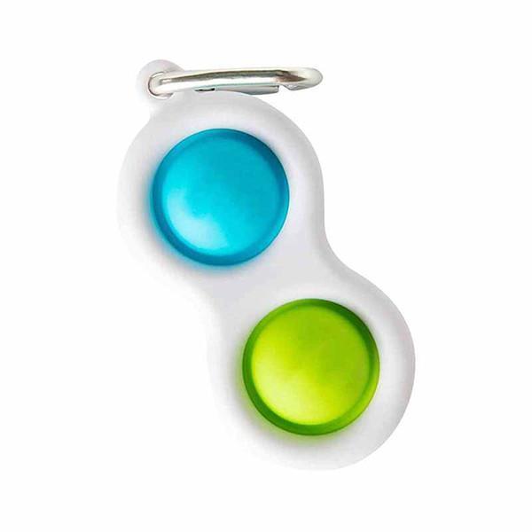 Baby Fidget Toys Simple Dimple Sensory Toys Silicone Flipping Board Brain Teasers Best Gifts Educational Toy For Kids Party Favor FY7650