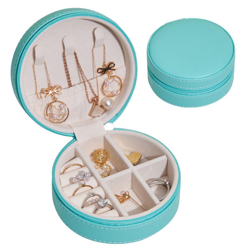 Jewelry Pouches, Bags Organizer Round Storage Box Earrings Travel Portable
Jewelry Pouches, Bags Organizer Round Storage Box Earrings Travel Portable