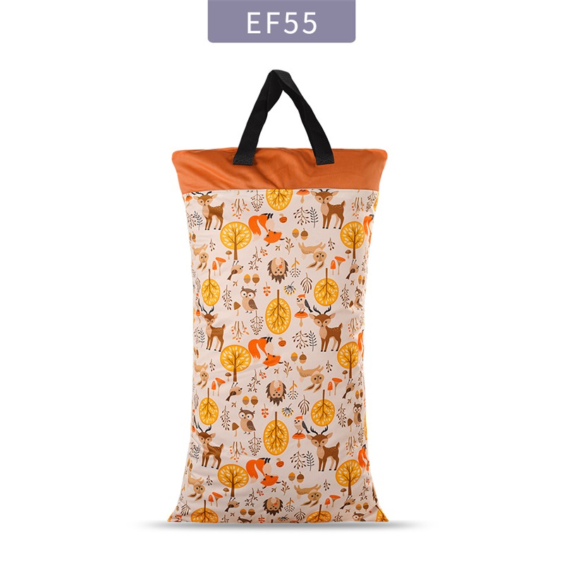 Polyester PUL Waterproof Baby Bags for Mom Baby Stroller Use 40*70cm Big Size Double Packet Diaper Wet Bag 2624 Q2, Style mix
Polyester PUL Waterproof Baby Bags for Mom Baby Stroller Use 40*70cm Big Size Double Packet Diaper Wet Bag 2624 Q2, Style mix
