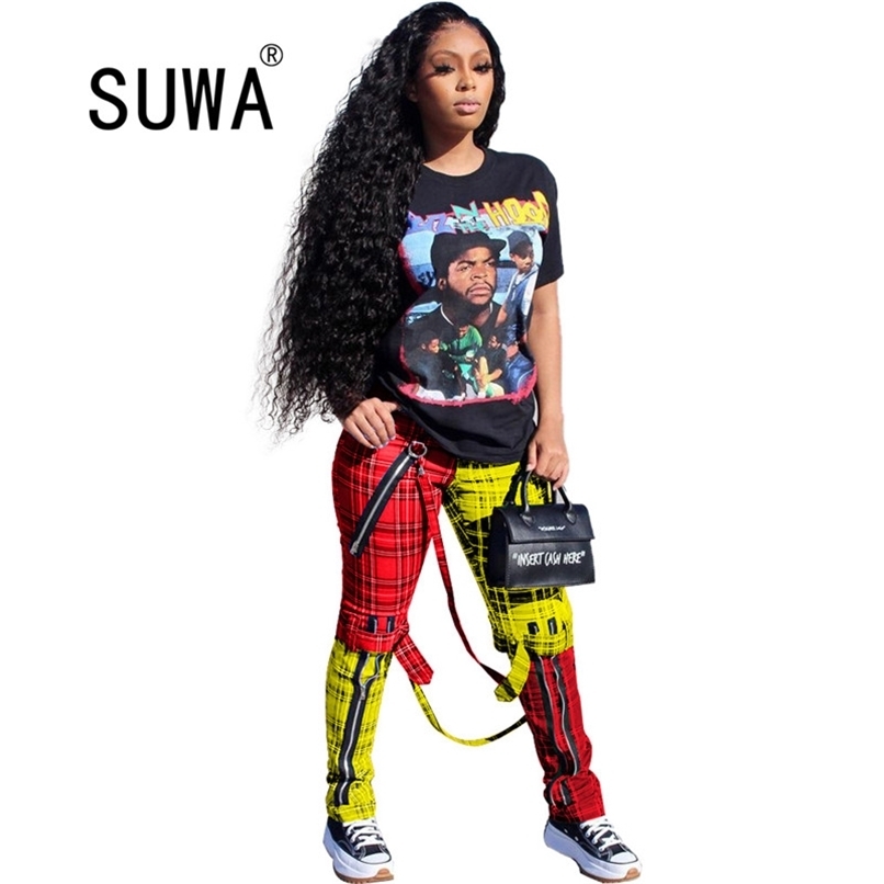 Contrast Color Splicing Plaid Print Sweatpants Women Casual High Waist Zipper Up Bandage Pant Streetwear Skinny Cargo Trousers 210525, Fuchsia
Contrast Color Splicing Plaid Print Sweatpants Women Casual High Waist Zipper Up Bandage Pant Streetwear Skinny Cargo Trousers 210525, Fuchsia