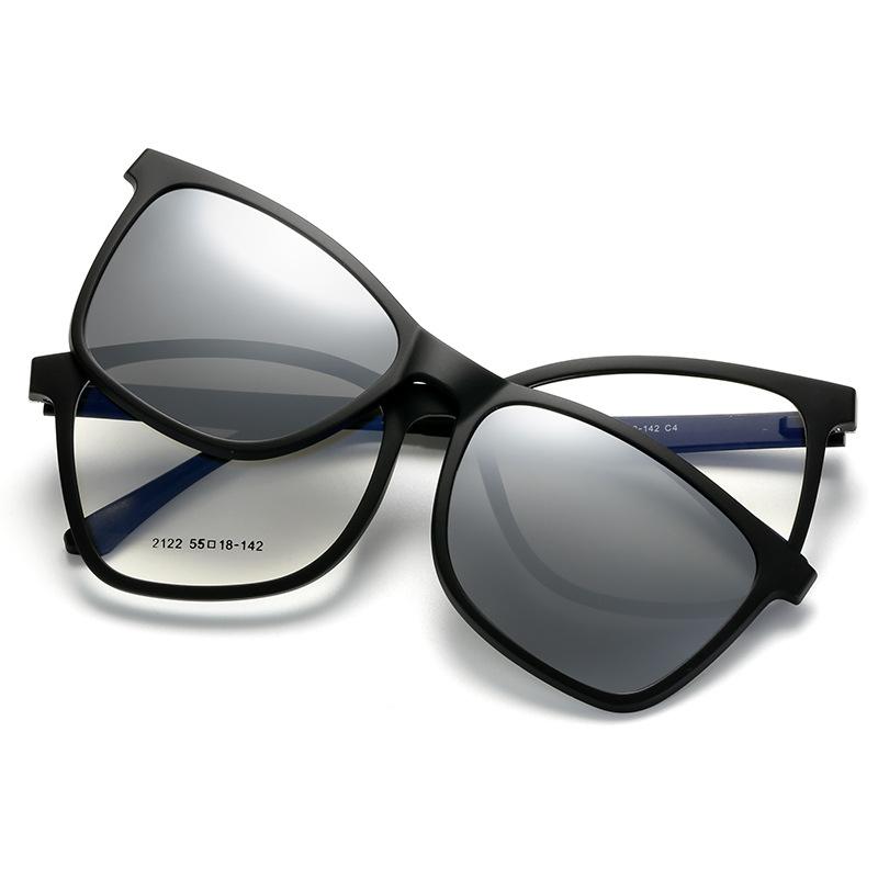 Fashion Sunglasses Frames Retro Polarized Set Mirror Magnetic Prescription Glasses Frame Square One Dual-Use Driving 2122
Fashion Sunglasses Frames Retro Polarized Set Mirror Magnetic Prescription Glasses Frame Square One Dual-Use Driving 2122