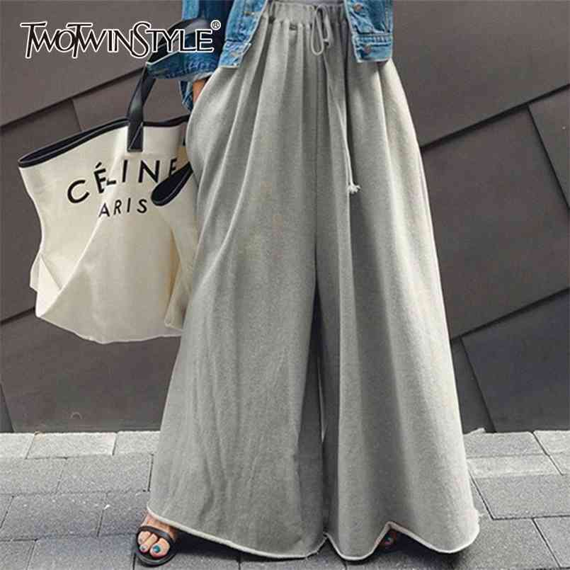 Loose Wide Leg Pants For Women High Waist Casual Straight Soldi Trousers Female Fashion Clothing Spring 210521, Black
Loose Wide Leg Pants For Women High Waist Casual Straight Soldi Trousers Female Fashion Clothing Spring 210521, Black