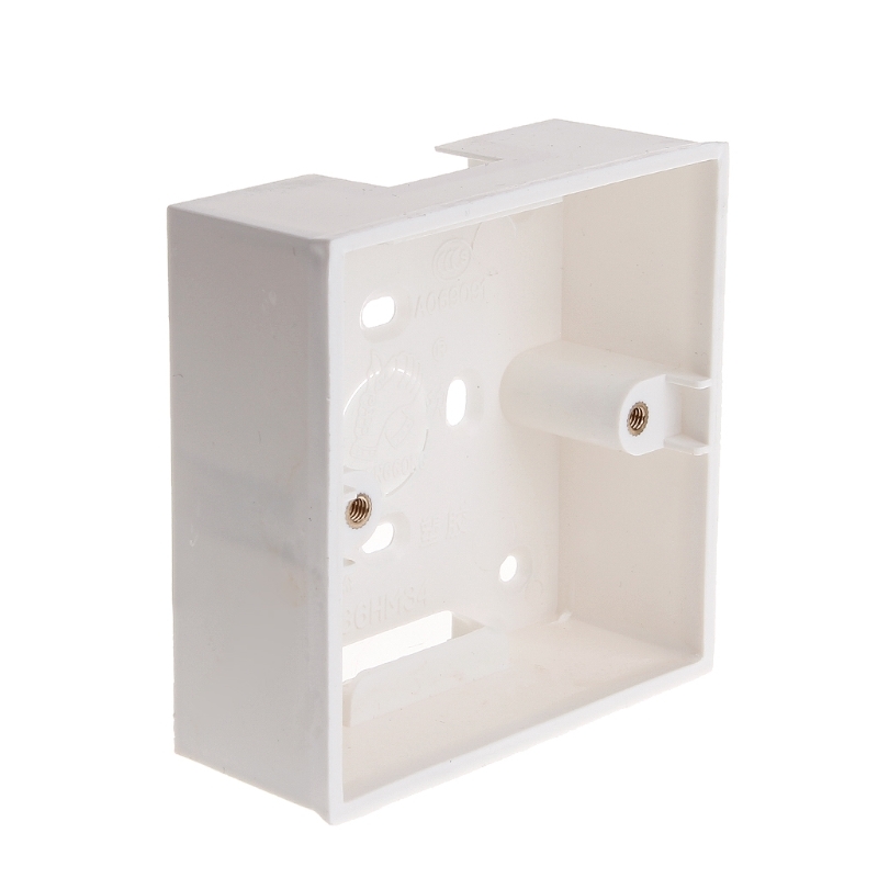 86X86 Pvc Junction Box Wall Mount Cassette For Switch Socket Base