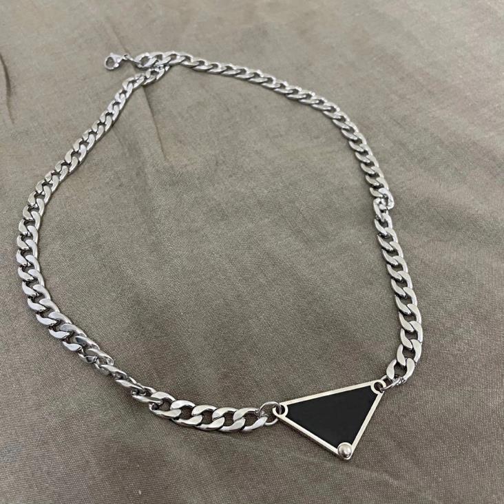 Fashion star same triangle Necklace metal letter label pendant Street hip hop personality fashions men's and women's necklaces, Silver
Fashion star same triangle Necklace metal letter label pendant Street hip hop personality fashions men's and women's necklaces, Silver